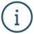 Icon showing a letter i in a circle