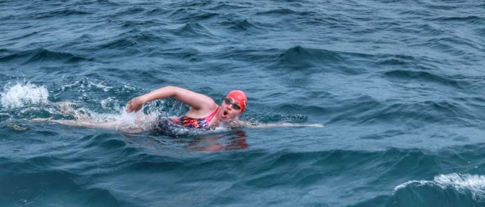 Emily Hamilton  ocean swimming